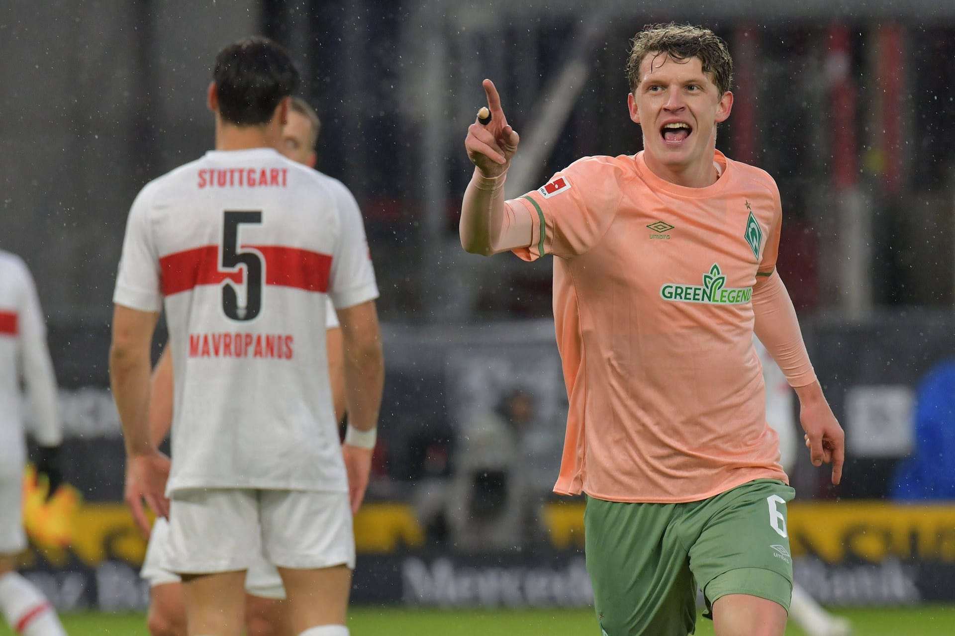 Jens Stage: Der Däne machte sein erstes Tor in der Bundesliga.