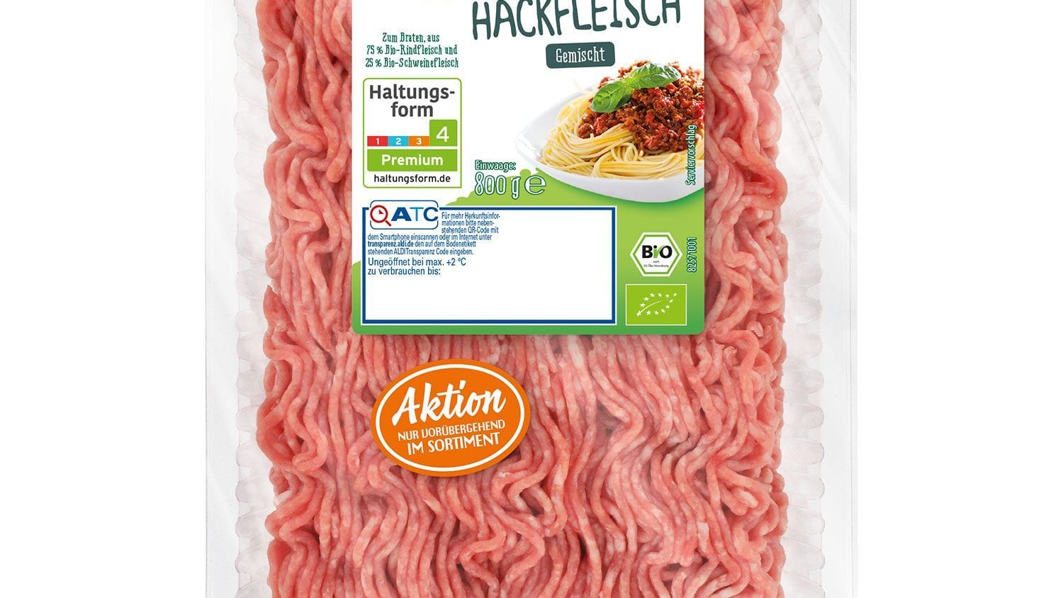 Gut-Bio-Hackfleisch wird zurückgerufen