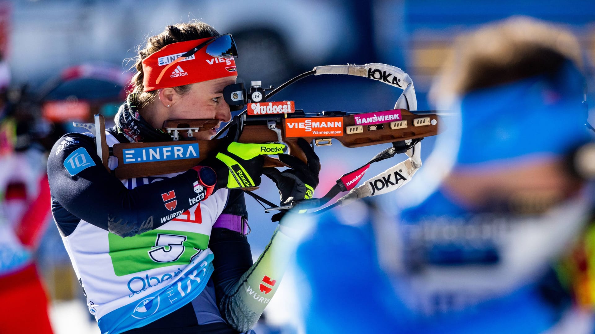 Denise Herrmann-Wick: Die deutsche Biathletin sahen über drei Millionen Menschen am Mittwoch im ZDF.