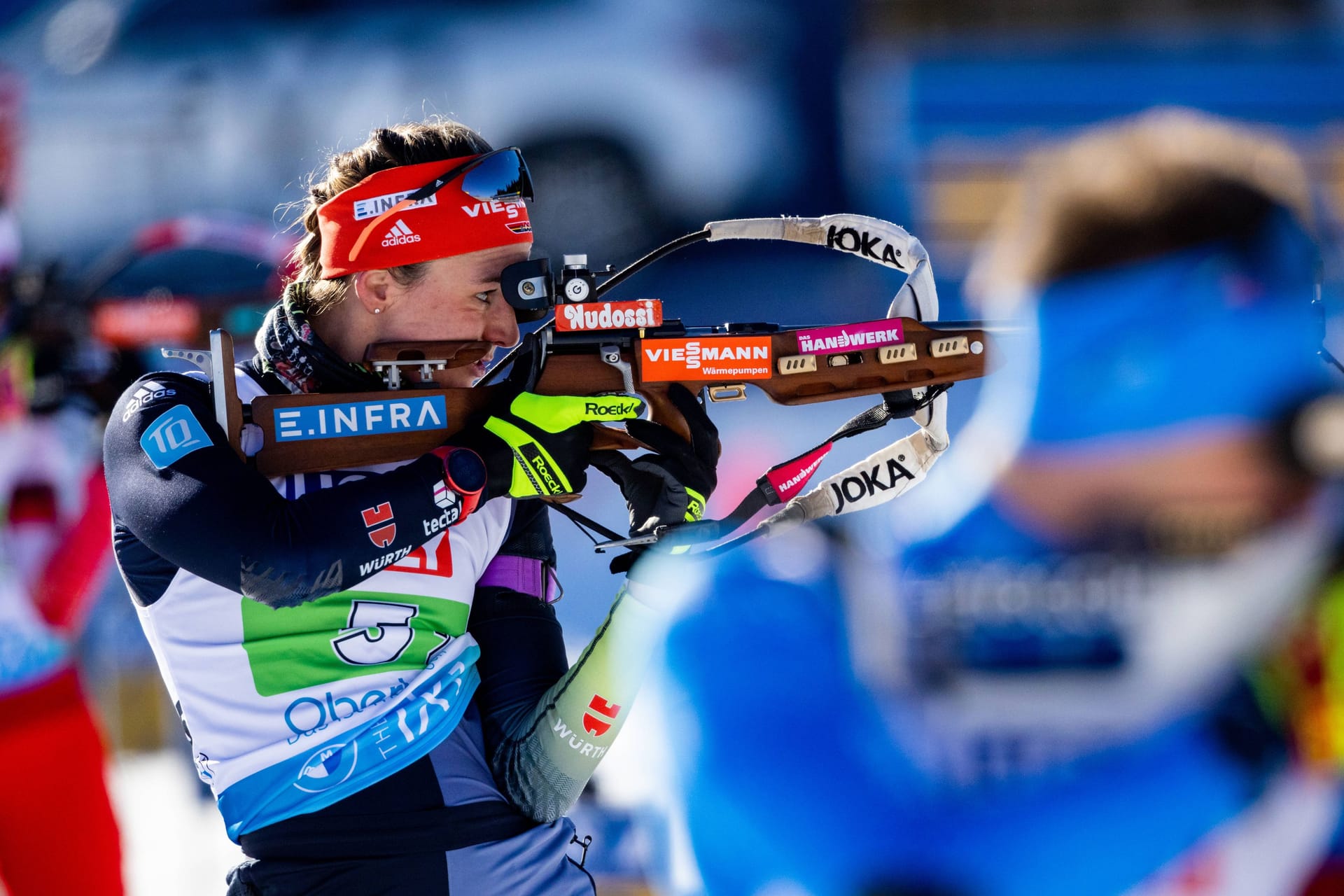 Denise Herrmann-Wick: Die deutsche Biathletin sahen über drei Millionen Menschen am Mittwoch im ZDF.