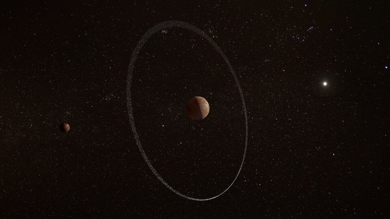 The rings around Quaoar are too faint to be seen by a telescope