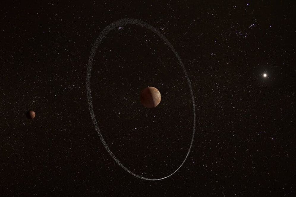The rings around Quaoar are too faint to be seen by a telescope