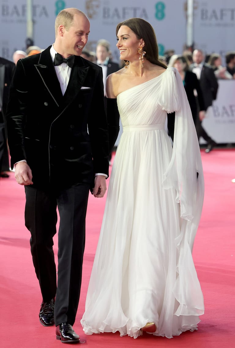 Prinz William und Prinzessin Kate bei der Verleihung der British Academy Film Awards in London.