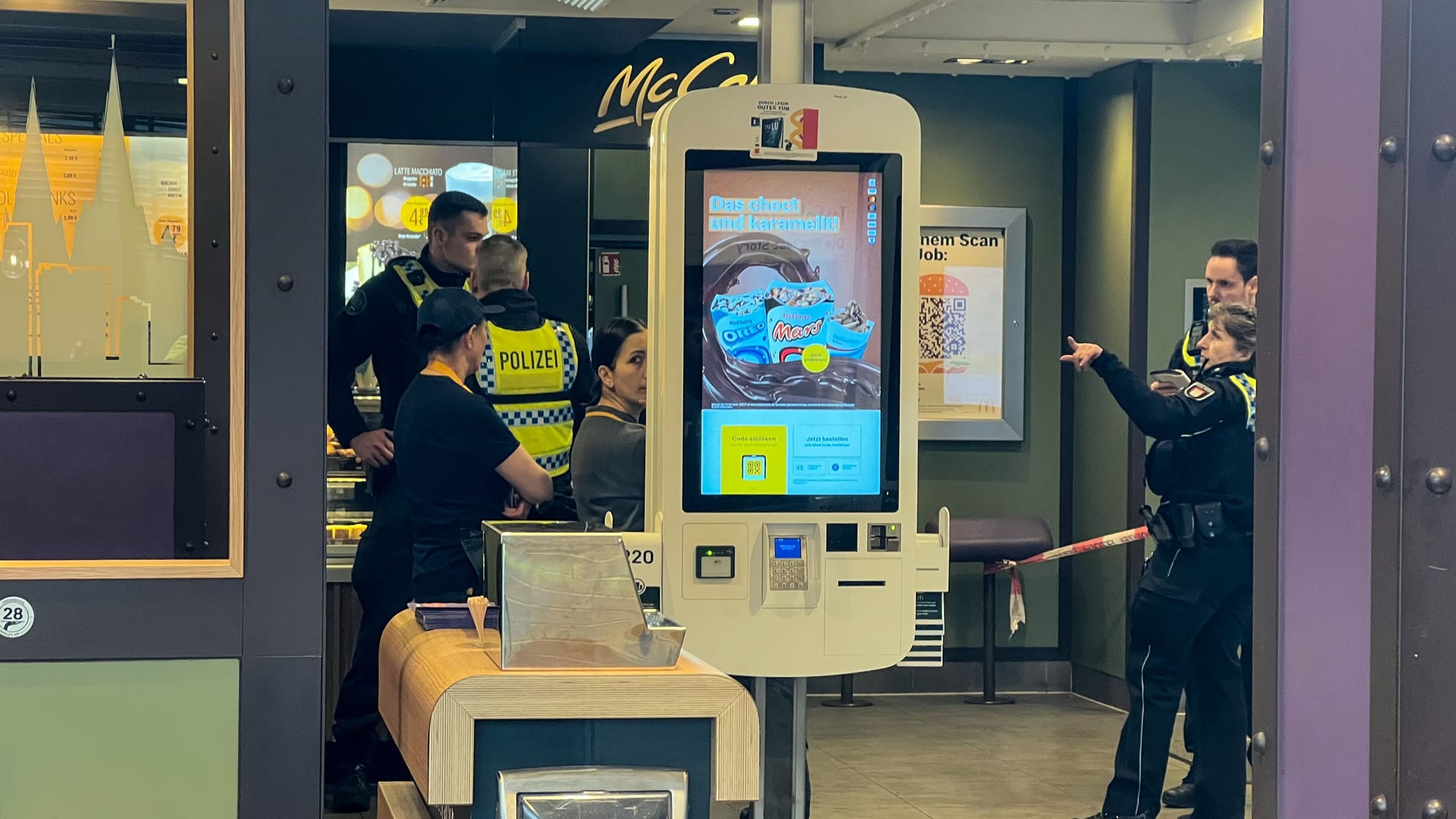 Am Montag kam es zu einer Messerattacke in einem Fast-Food-Restaurant in Hamburg-Hamm.