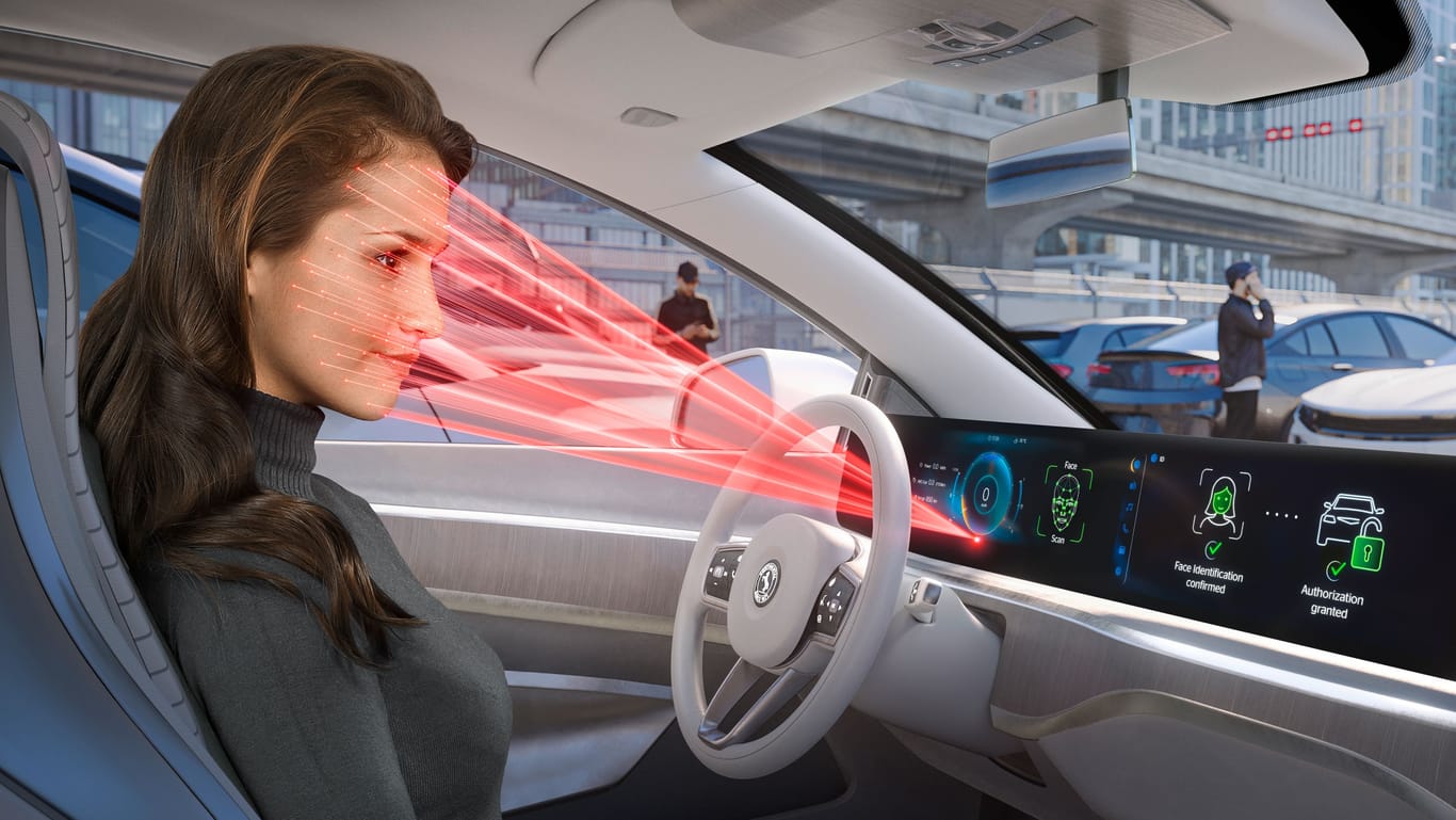 "Driver Identification Display": Die Technik erkennt die Gesichter bestimmter Fahrer – und erlaubt erst dann, den Motor zu starten.