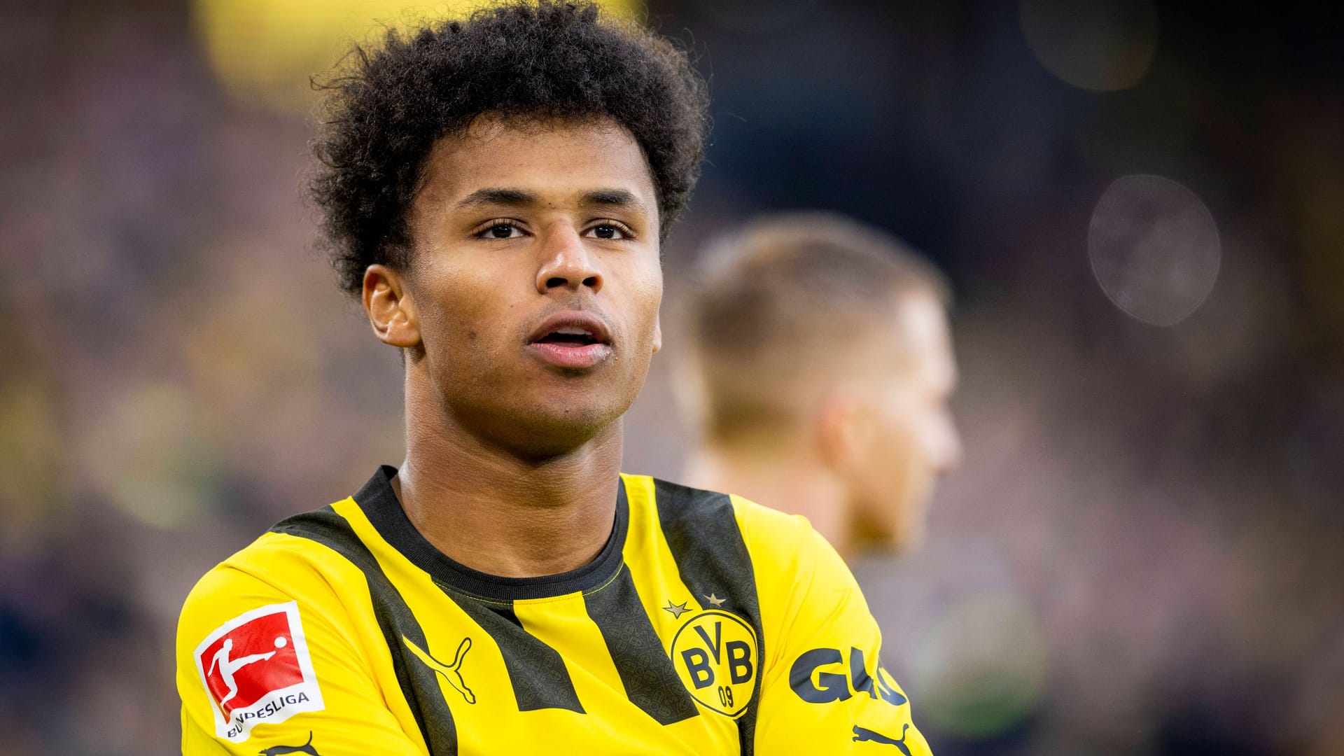 Karim Adeyemi: Der BVB-Jungstar darf sich schnellster Spieler der Bundesliga nennen. Karim Adeyemi: Der BVB-Jungstar darf sich schnellster Spieler der Bundesliga nennen.