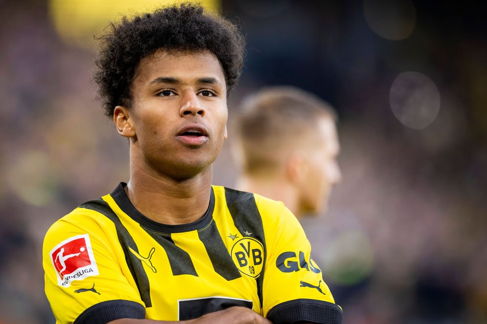 Karim Adeyemi: Der BVB-Jungstar darf sich schnellster Spieler der Bundesliga nennen.