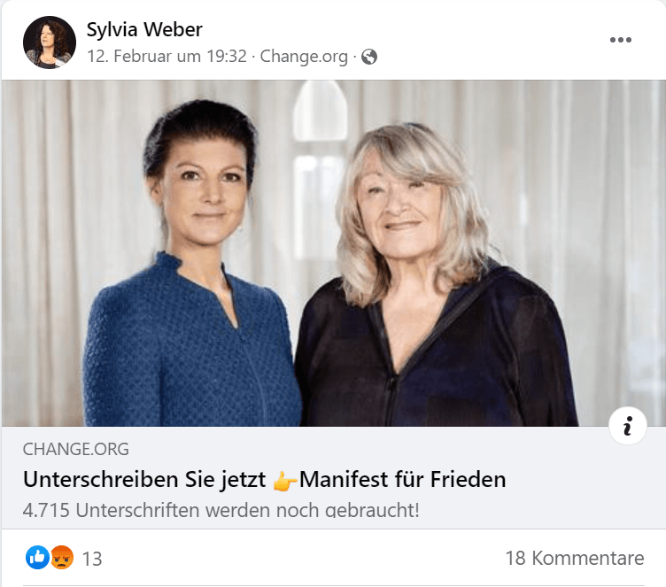 Der Post von Sylvia Weber auf ihrem Facebook-Profil: Die SPD-Politikerin will sich dazu nicht äußern.