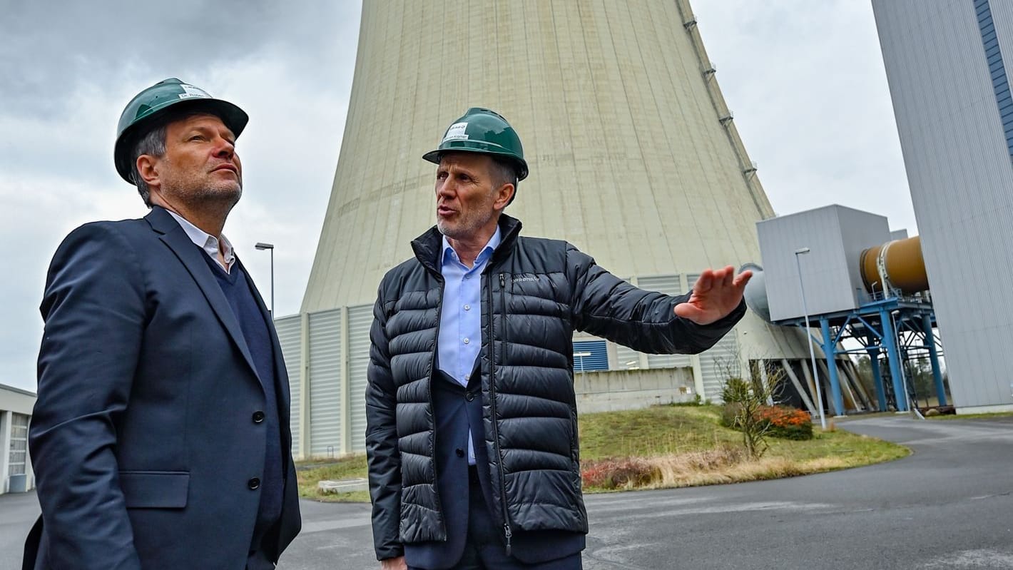 Robert Habeck besucht die Lausitz