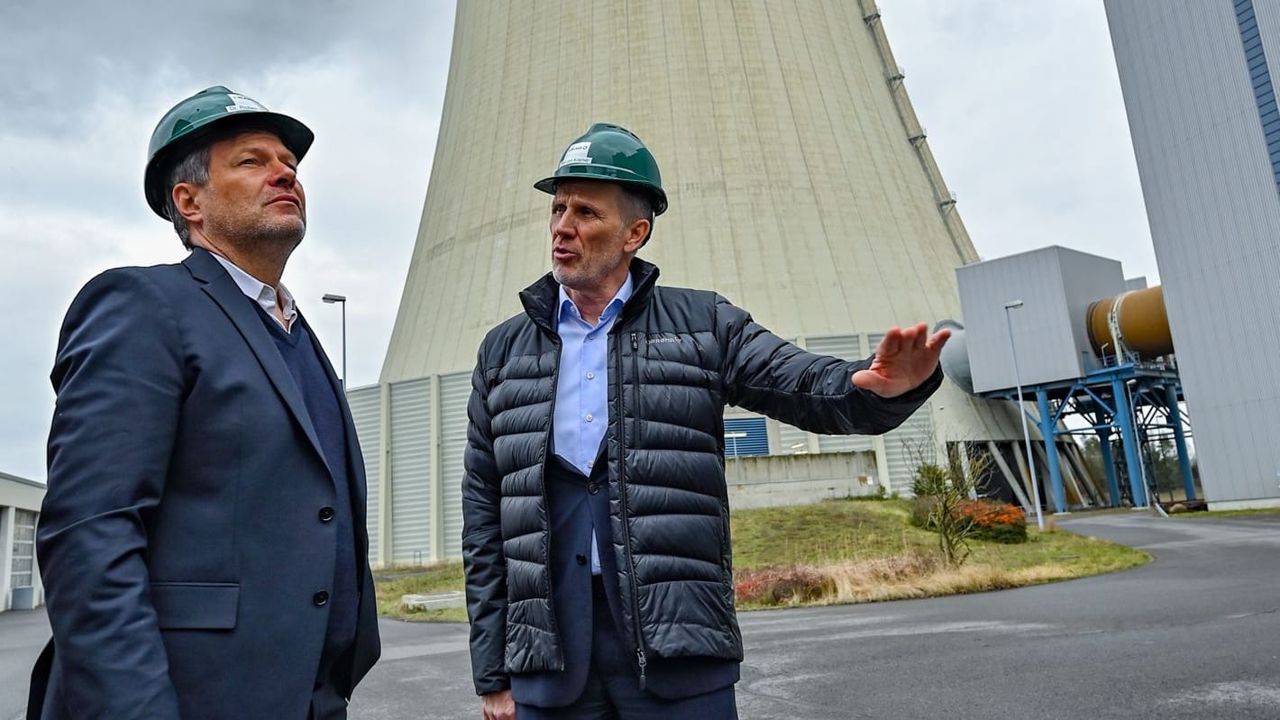 Robert Habeck besucht die Lausitz