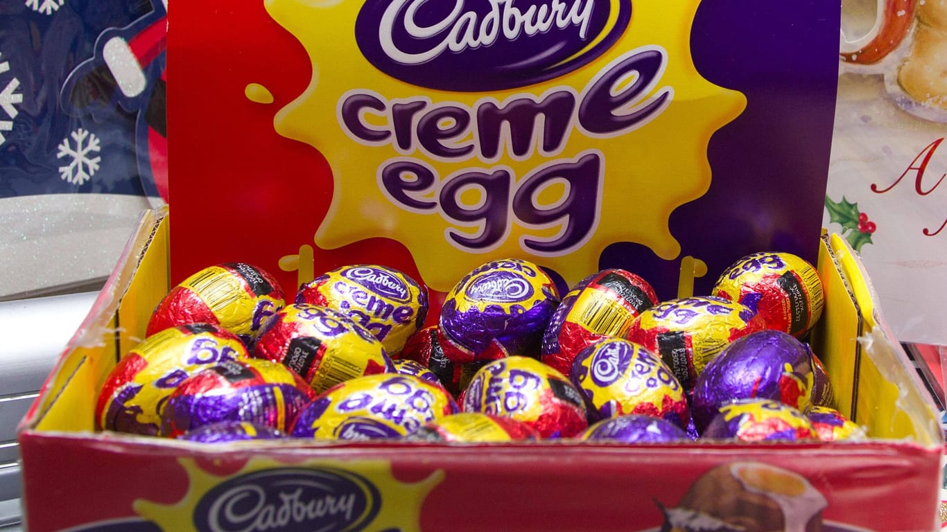 Die Schoko-Eier der Firma Cadburry sind in Großbritannien beliebt (Archivbild): Ein Mann stahl offenbar 200.000 Stück.