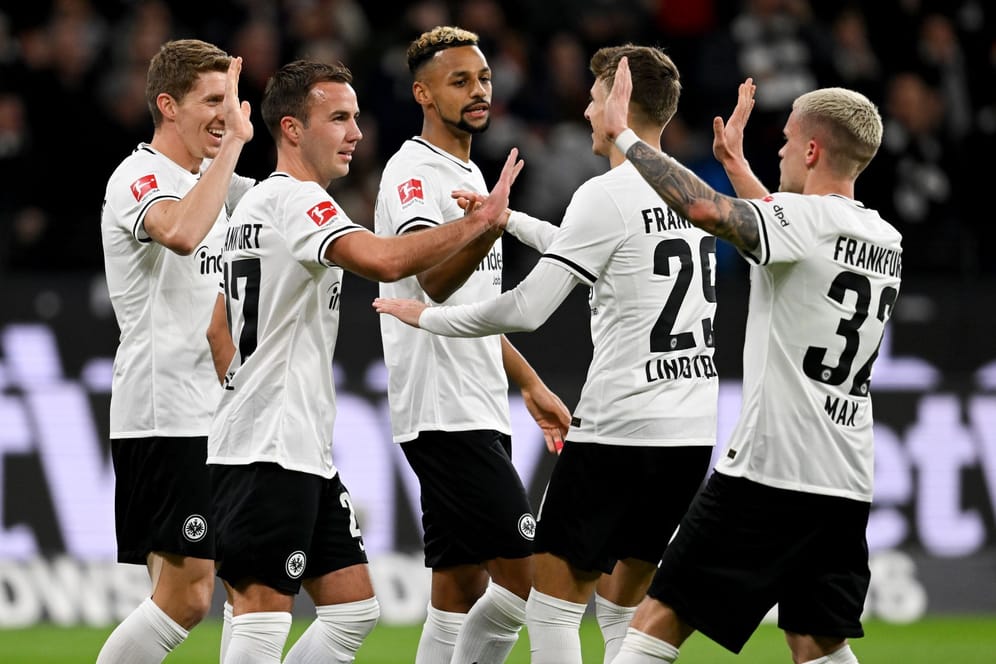 Frankfurt jubelt: Gegen Bremen gab es einen ungefährdeten Sieg.