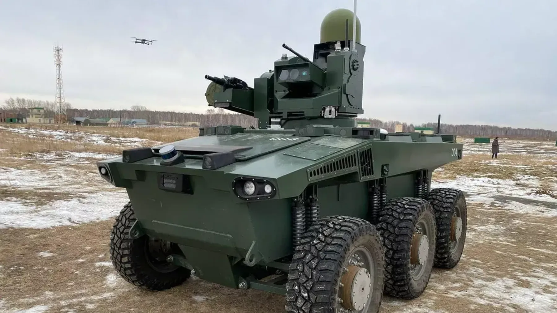 Ukraine-Krieg: Russische Kampfroboter sollen deutsche Panzer zerstören