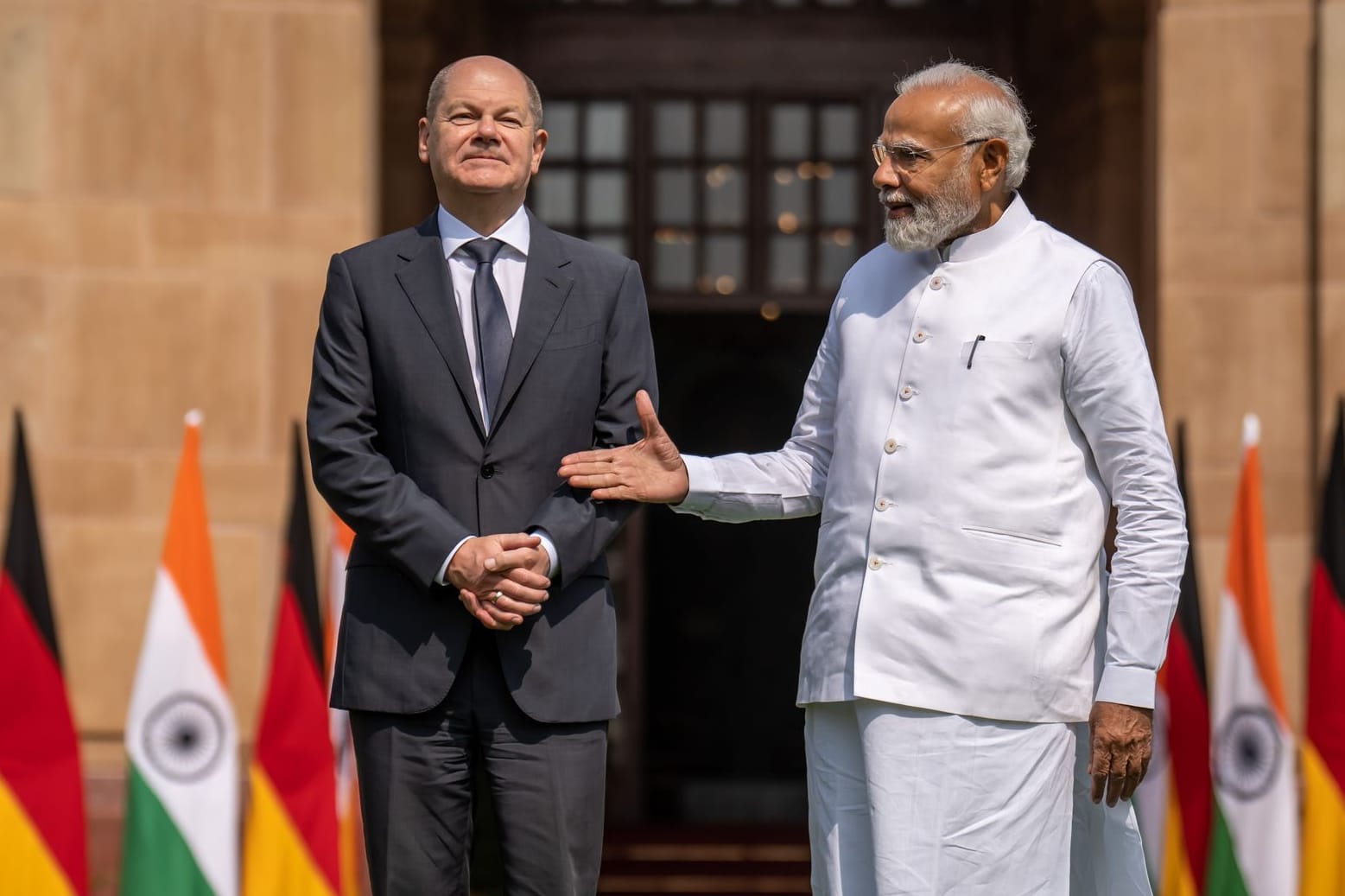 Bundeskanzler Scholz in Indien