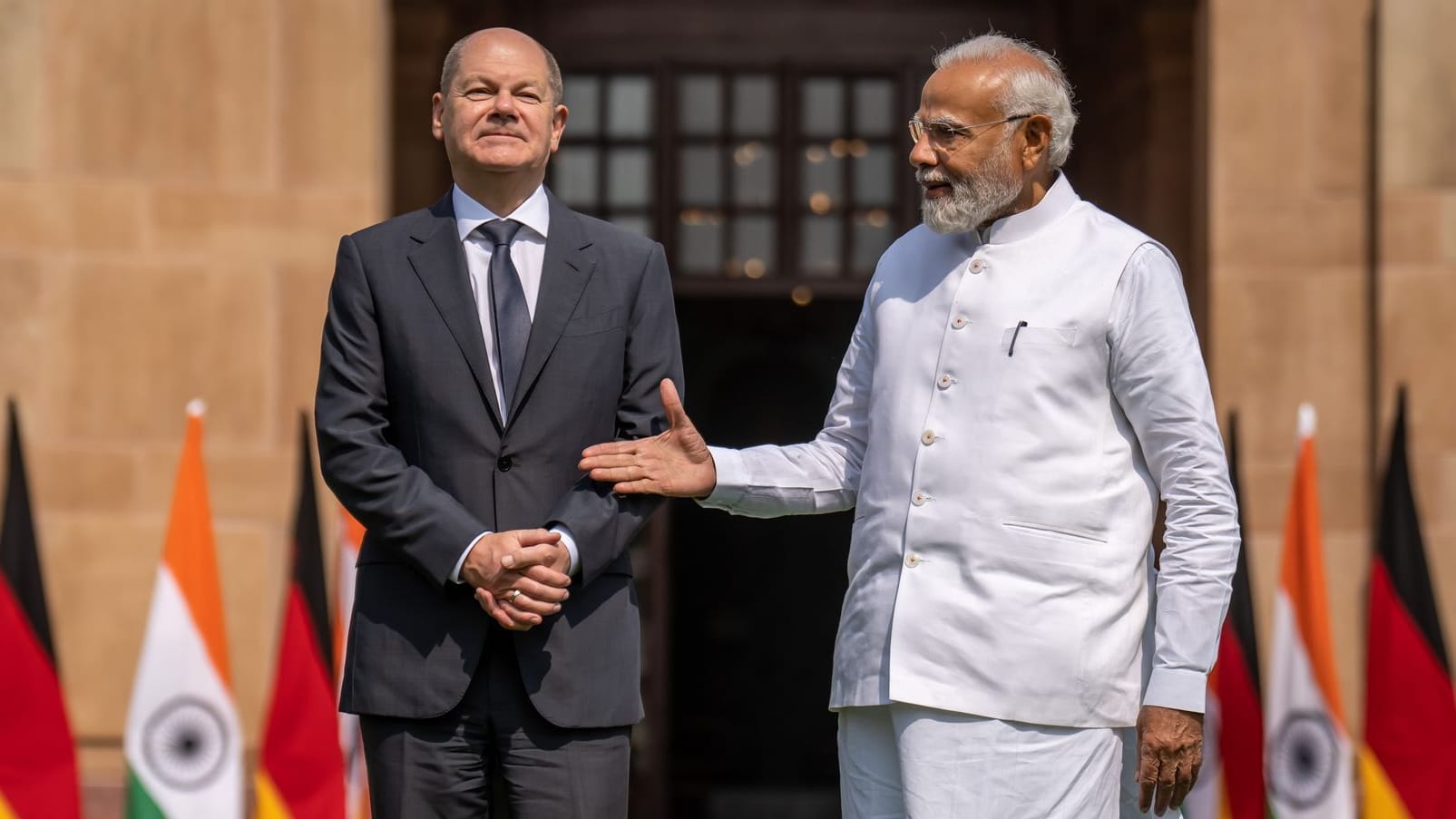 Bundeskanzler Scholz in Indien