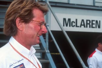 Jean-Pierre Jabouille (l.) im Jahr 1994: Nun ist der frühere Formel1-Fahrer gestorben.