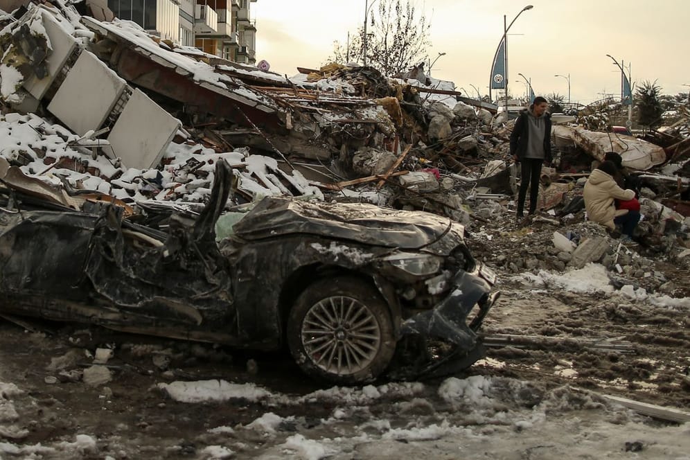 Zerstörung im türkischen Malatya: Tausende Gebäude sind eingestürzt.