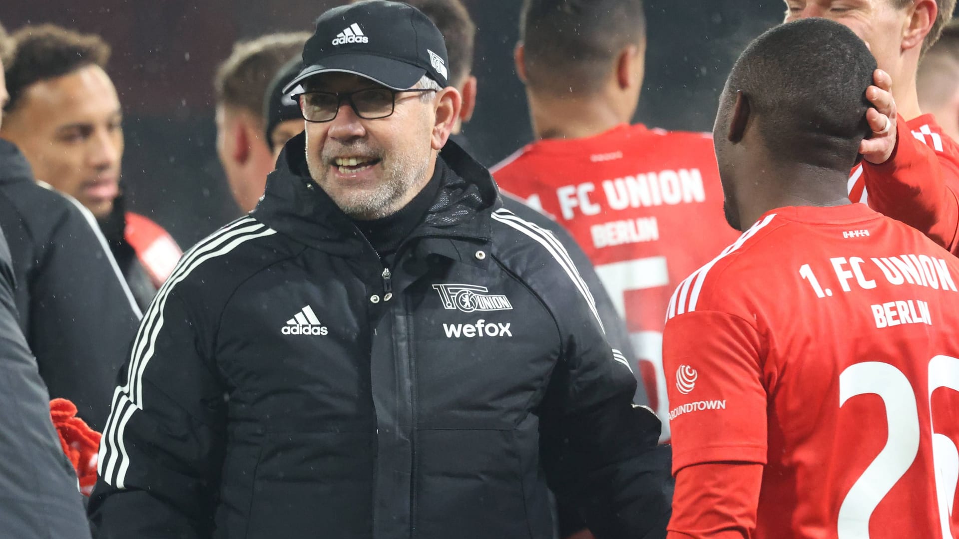 Urs Fischer: Der Trainer der Unioner nach dem Sieg gegen den VfL Wolfsburg im Pokal.