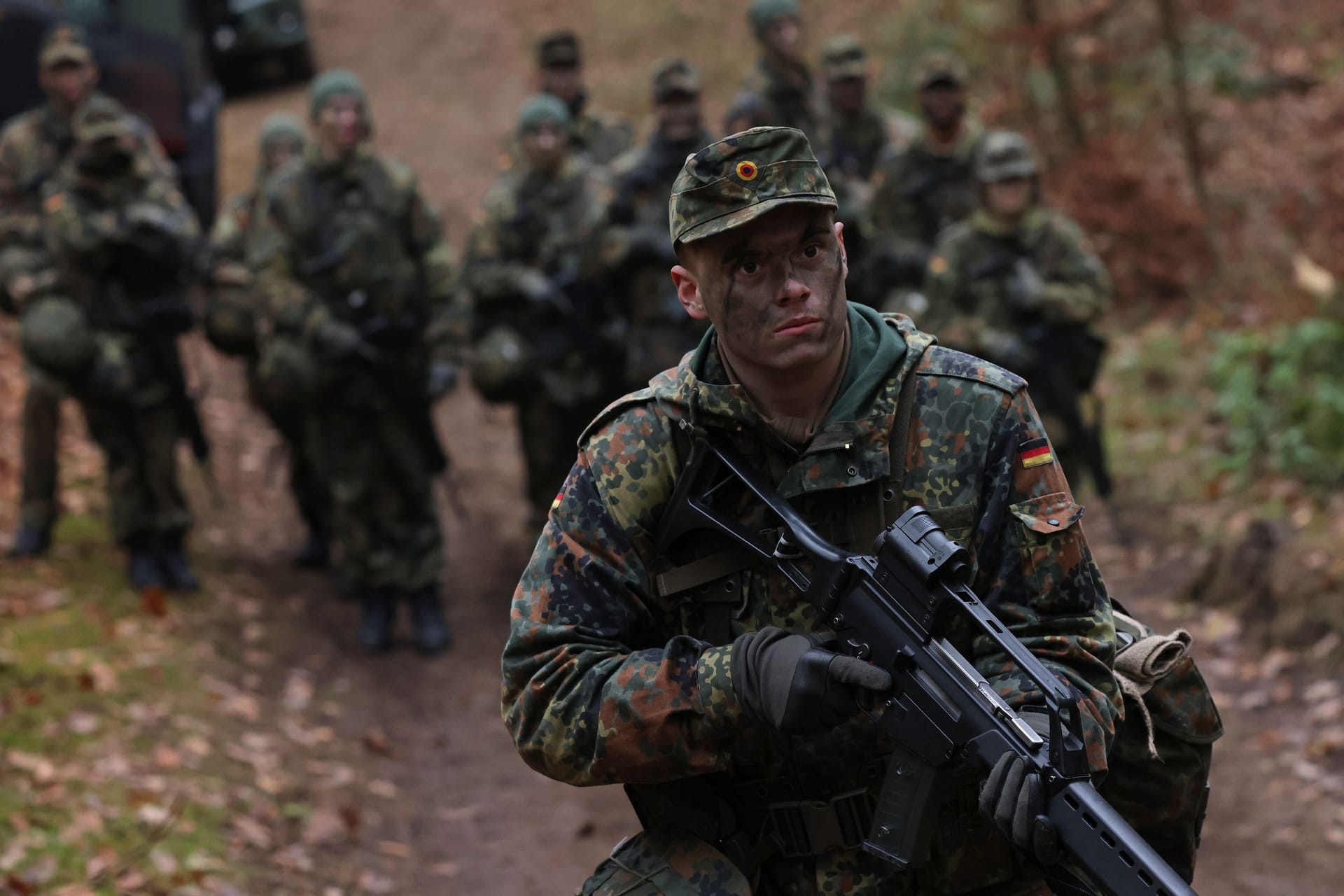 Bundeswehr: Neue Rekruten des Heeres bei der Grundausbildung.