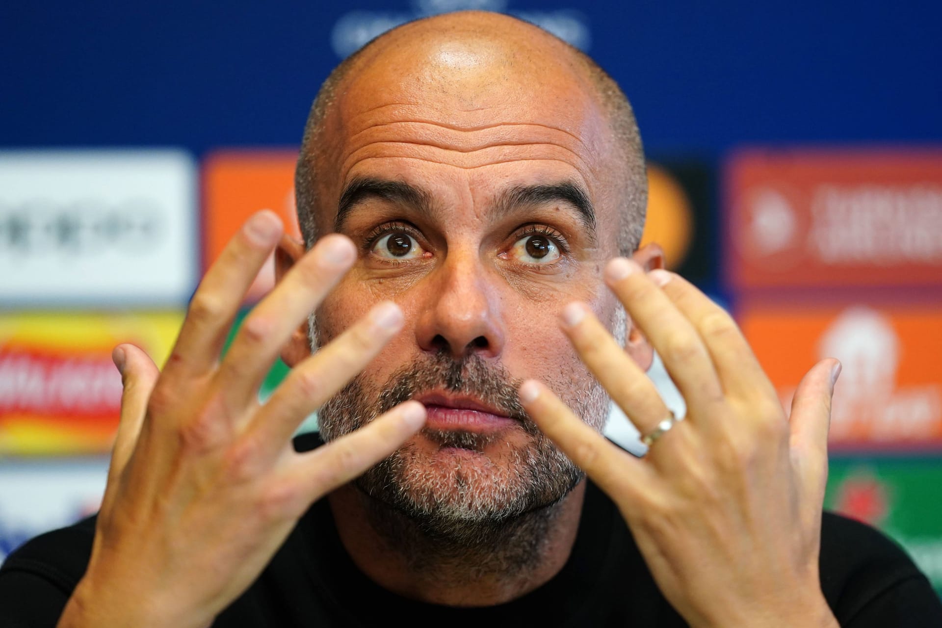 Eindringliche Worte: Pep Guardiola sieht eine Kampagne gegen seinen Verein Manchester City.