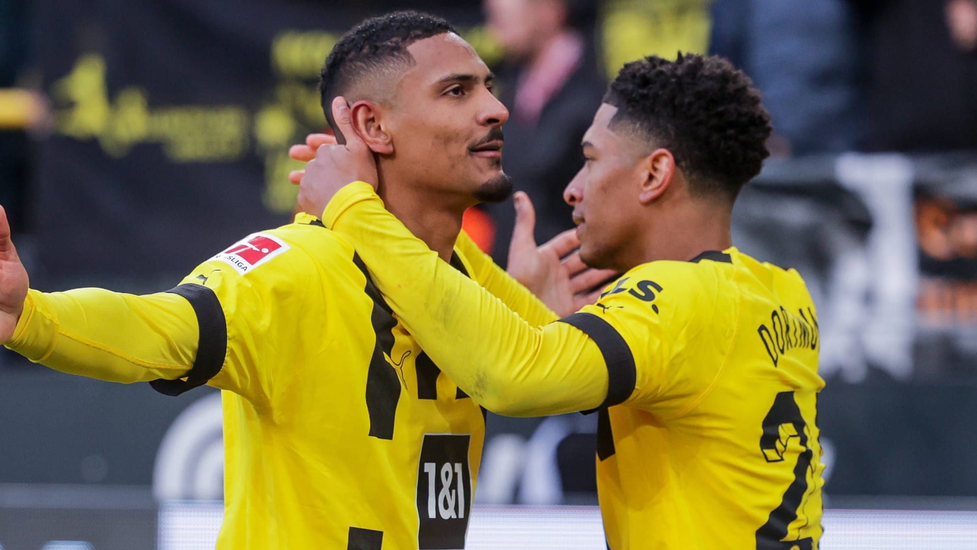 Sebastian Haller (l.) und Jude Bellingham: Setzt der BVB in Bochum seine Siegesserie fort?