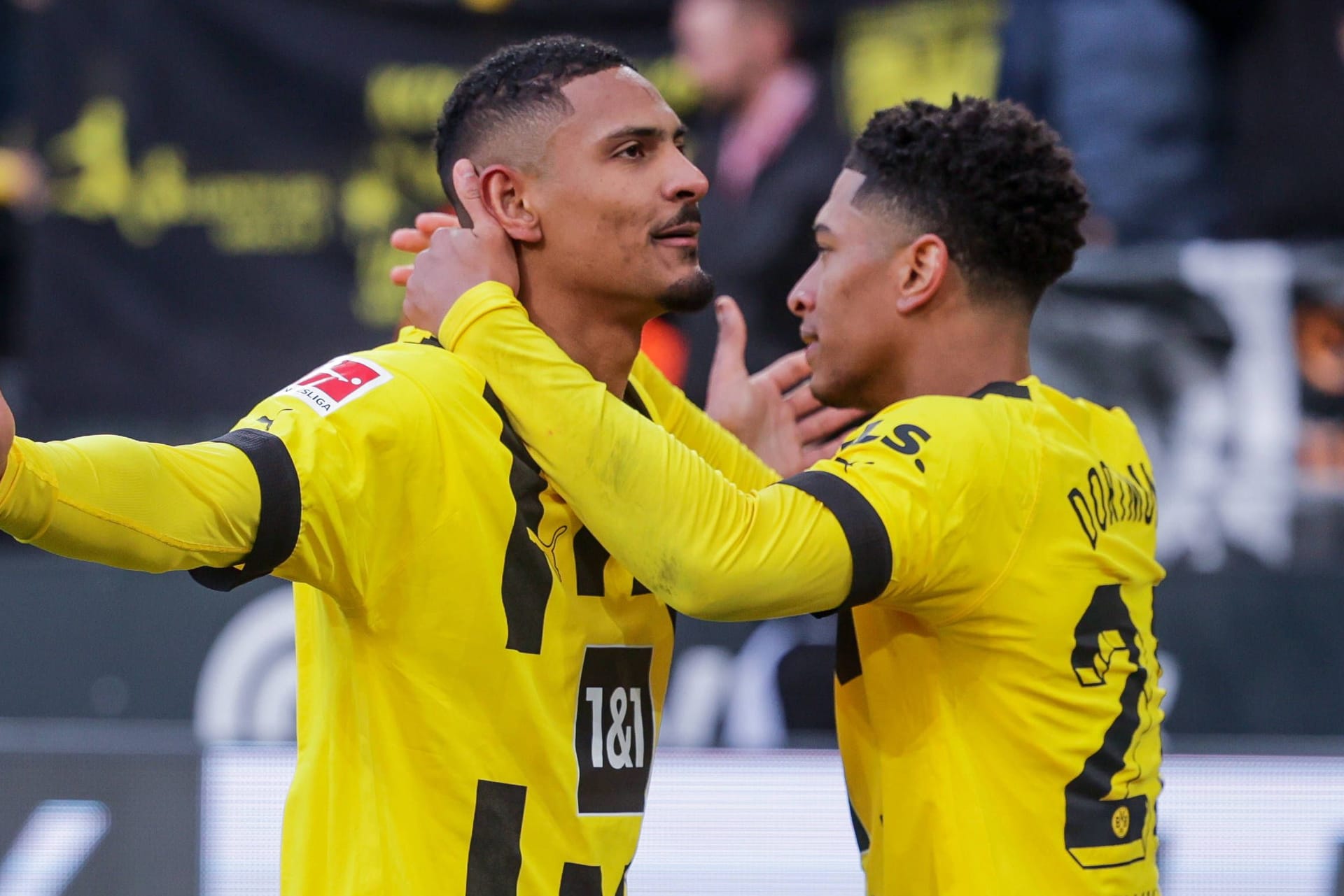 Sebastian Haller (l.) und Jude Bellingham: Setzt der BVB in Bochum seine Siegesserie fort?