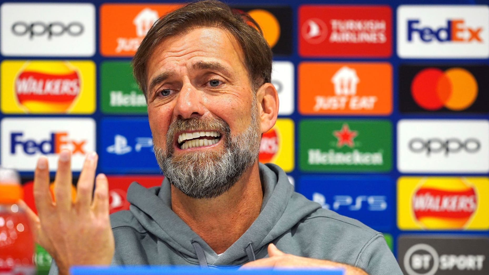 Jürgen Klopp: Der deutsche Trainer trifft mit dem FC Liverpool am Dienstag auf Real Madrid.