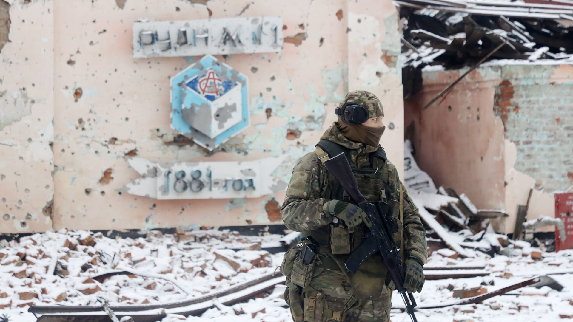 Wagner-Söldner in der Ukraine.