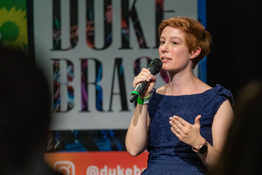 Julia Schmidt (Archivbild): Die Politikerin (Bündnis 90/Die Grünen) hat am Freitag gegenüber dem Landesvorstand ihren Rücktritt vom Landesvorsitz erklärt.
