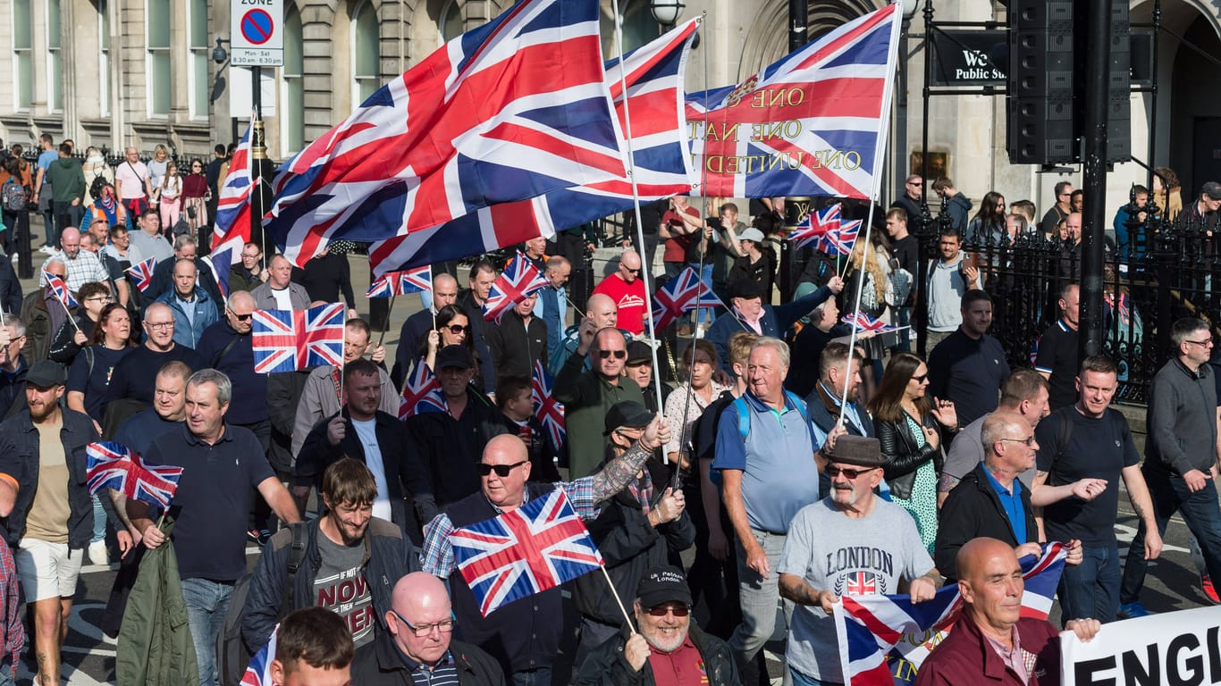 Pro-Brexit-Demonstration on London: Inzwischen ist die Mehrheit der Briten unzufrieden mit dem EU-Austritt ihres Landes.