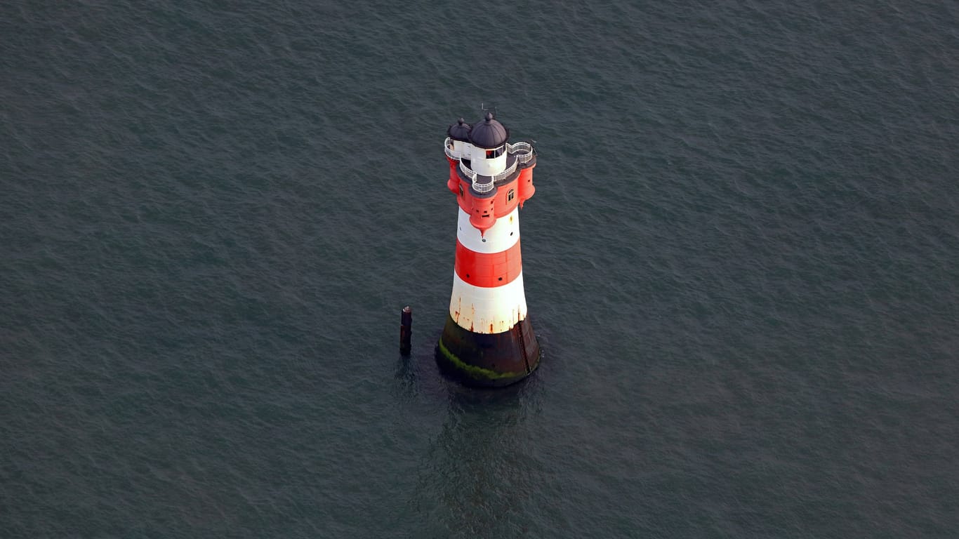 Leuchtturm Roter Sand in der Deutschen Bucht (Archivfoto): "Der Zustand ist sehr schlecht", heißt es vom Förderverein aus Bremerhaven.