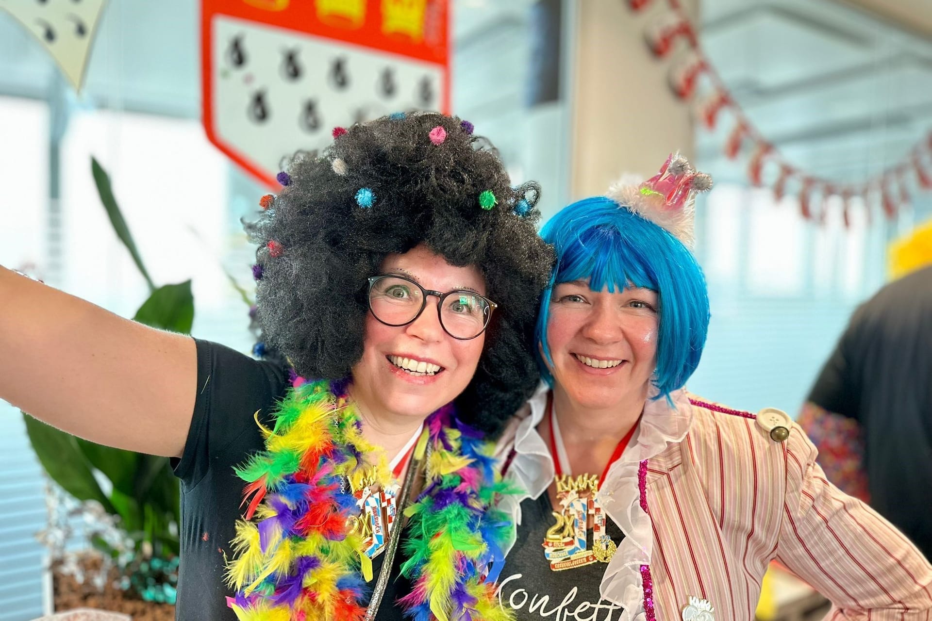 Elke und Mandy auf dem Kölner Karneval