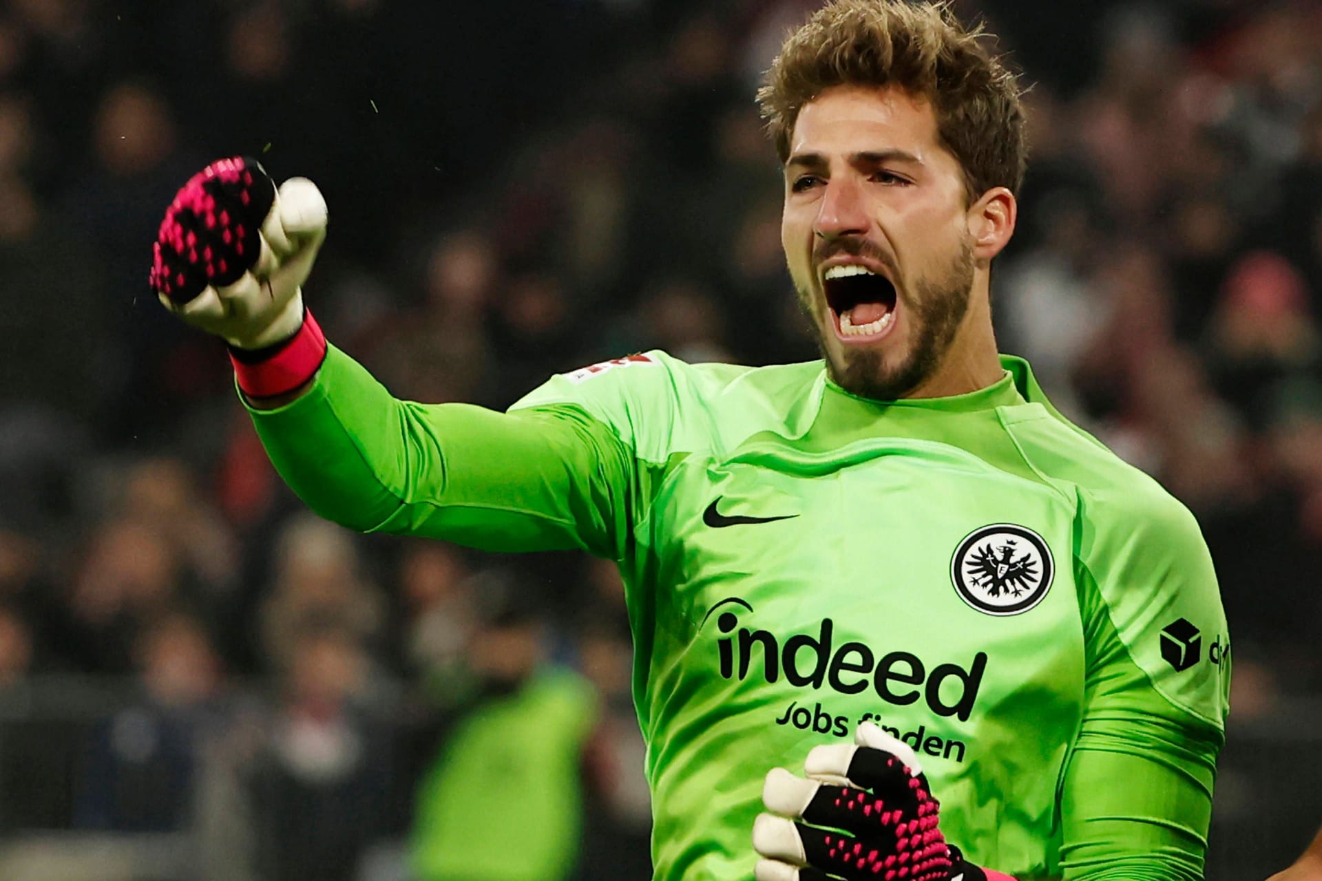 Kevin Trapp: Der Nationaltorhüter hat seinen Vertrag bei Eintracht Frankfurt bis 2026 verlängert.