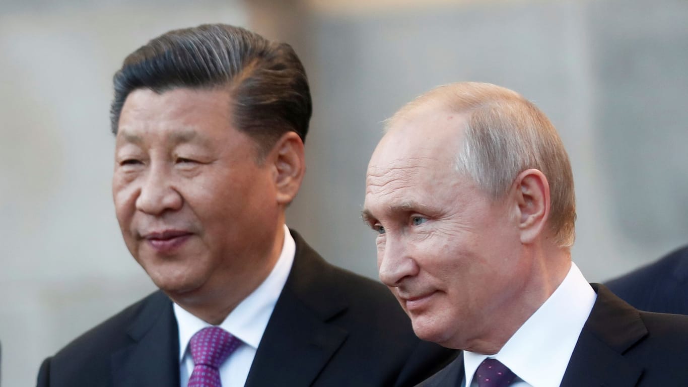 Xi Jinping und Wladimir Putin: China beobachtet den Verlauf des russischen Krieges gegen die Ukraine genau.