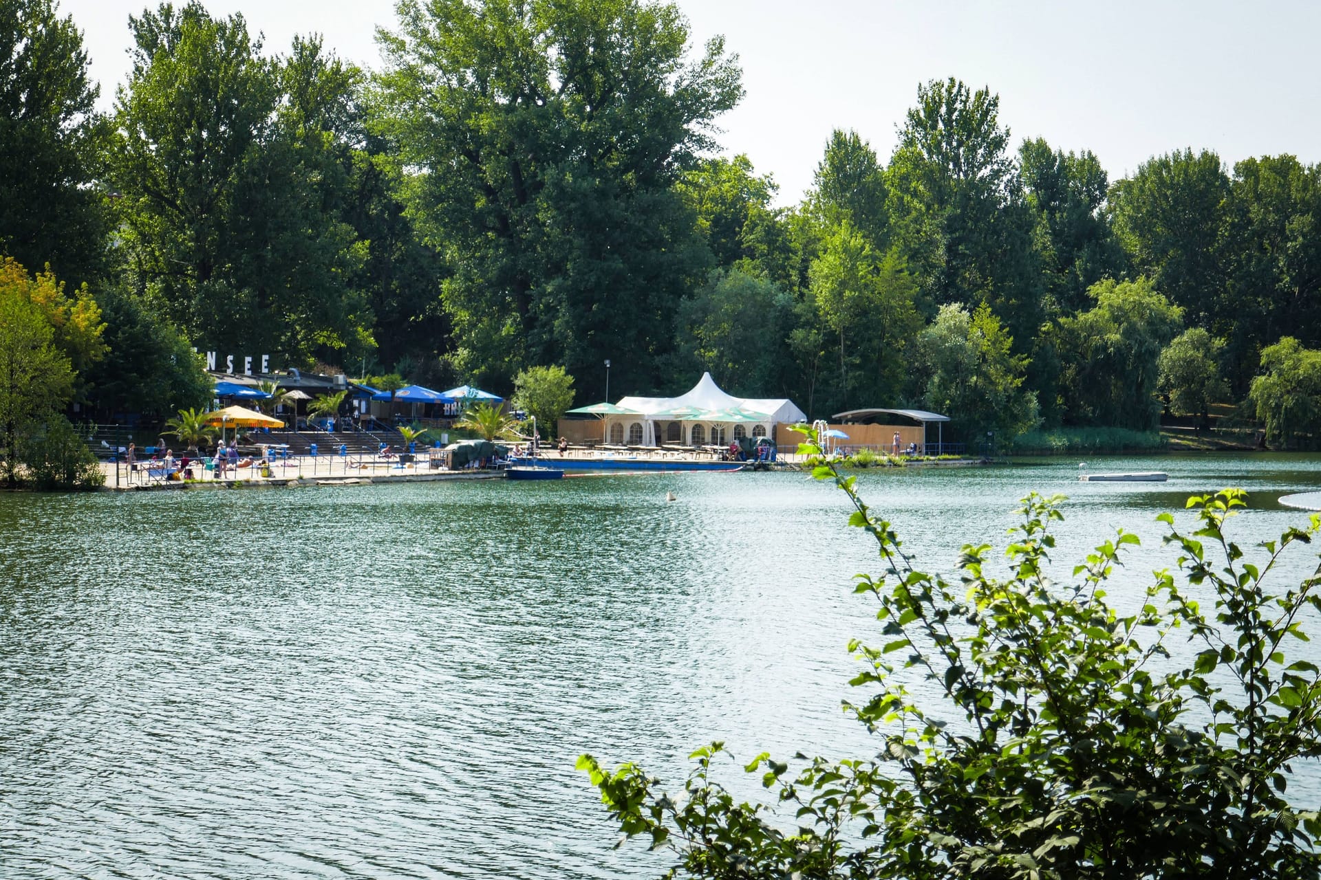 Der Weiße See in Pankow (Archivbild): Hier wurden die Leichen entdeckt.