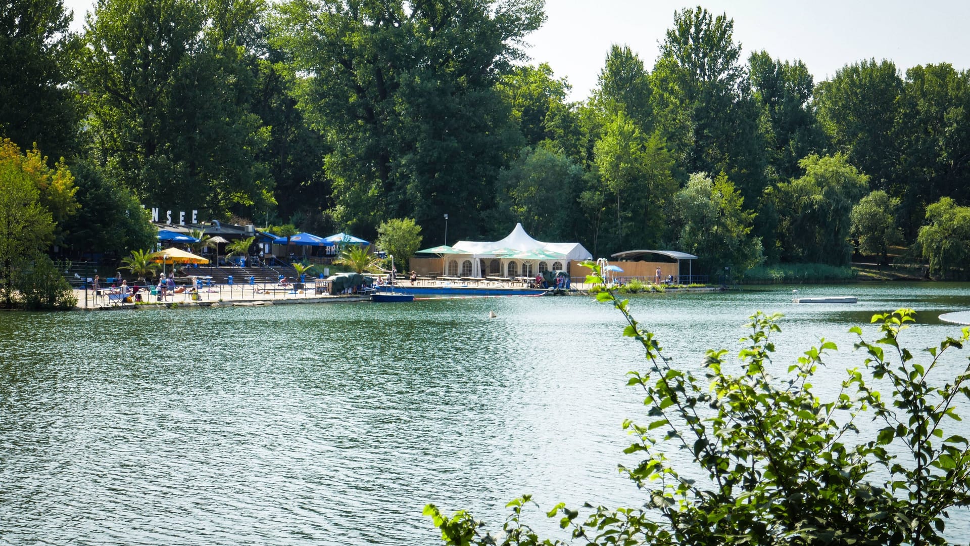 Der Weiße See in Pankow (Archivbild): Hier wurden die Leichen entdeckt.