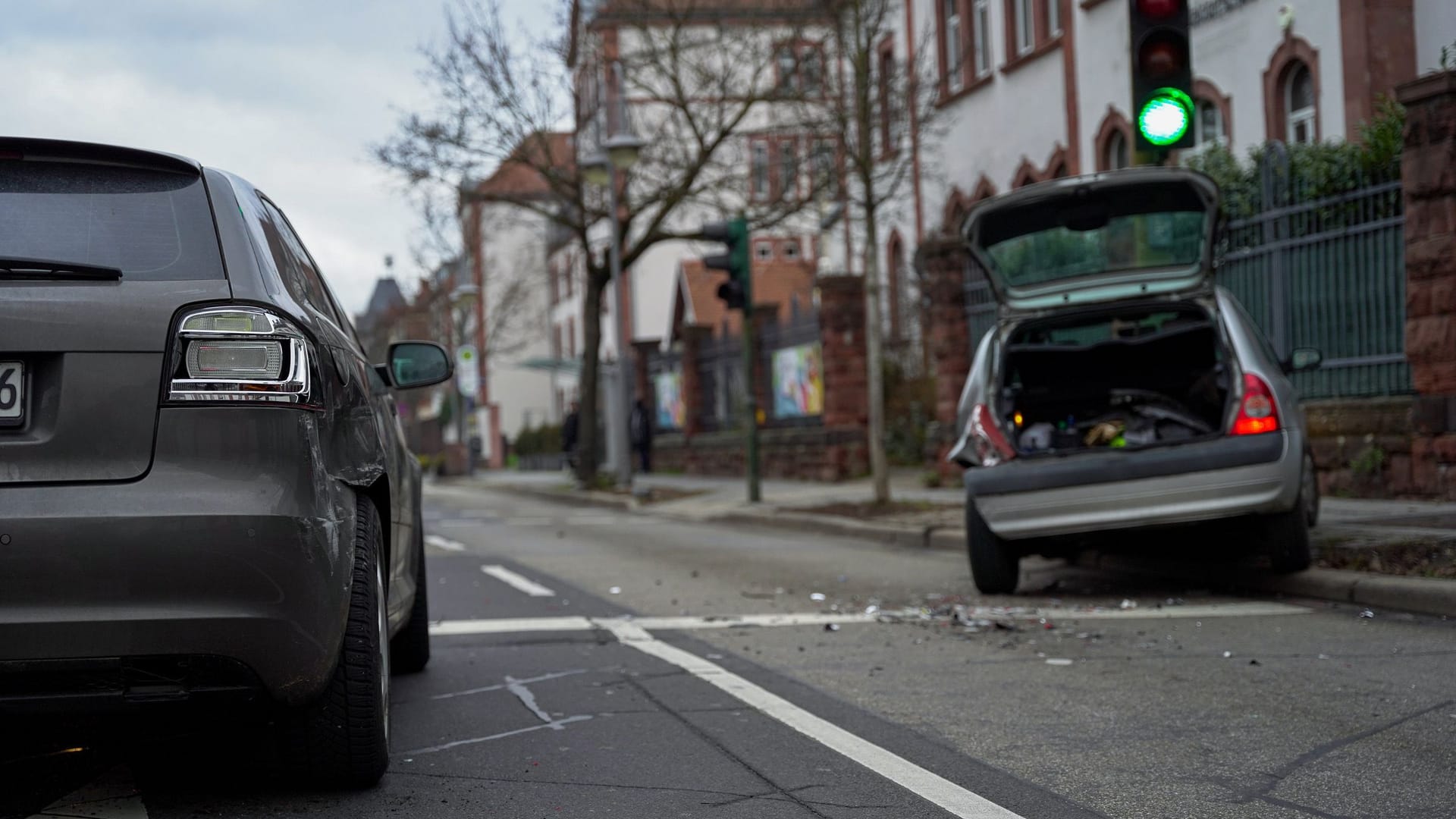 Eine der Unfallstellen: Die Irrfahrt führte über Erlensee und die B43a bis nach Birstein.