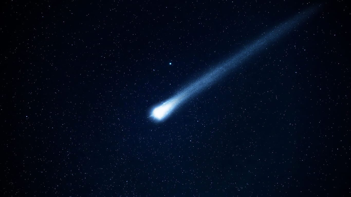 Asteroid: Ein kleiner Himmelskörper drang in der Nacht zum Montag in die Erdatmosphäre ein. (Symbolbild)