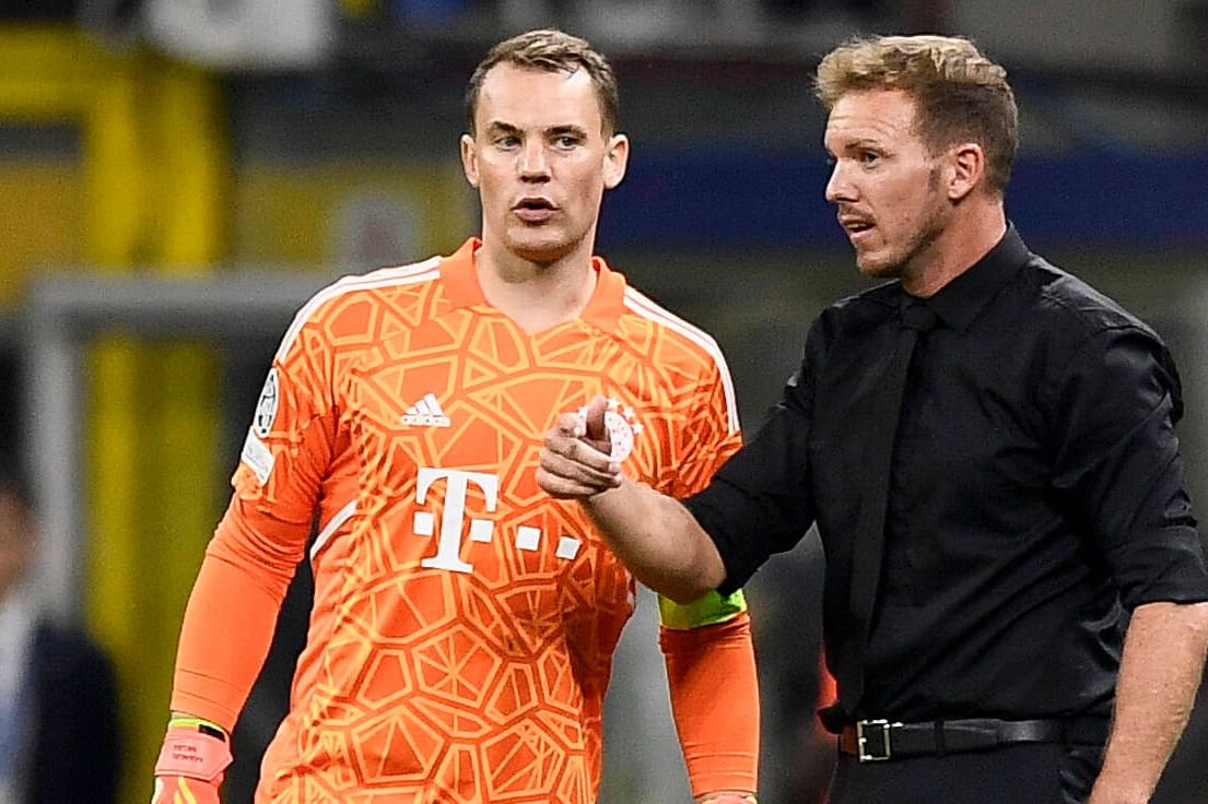 Manuel Neuer (l.) und Julian Nagelsmann: Haben sich Torwart und Trainer wieder versöhnt?