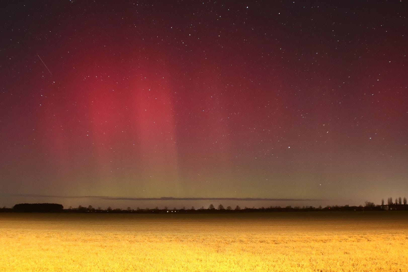 Polarlichter über Brandenburg