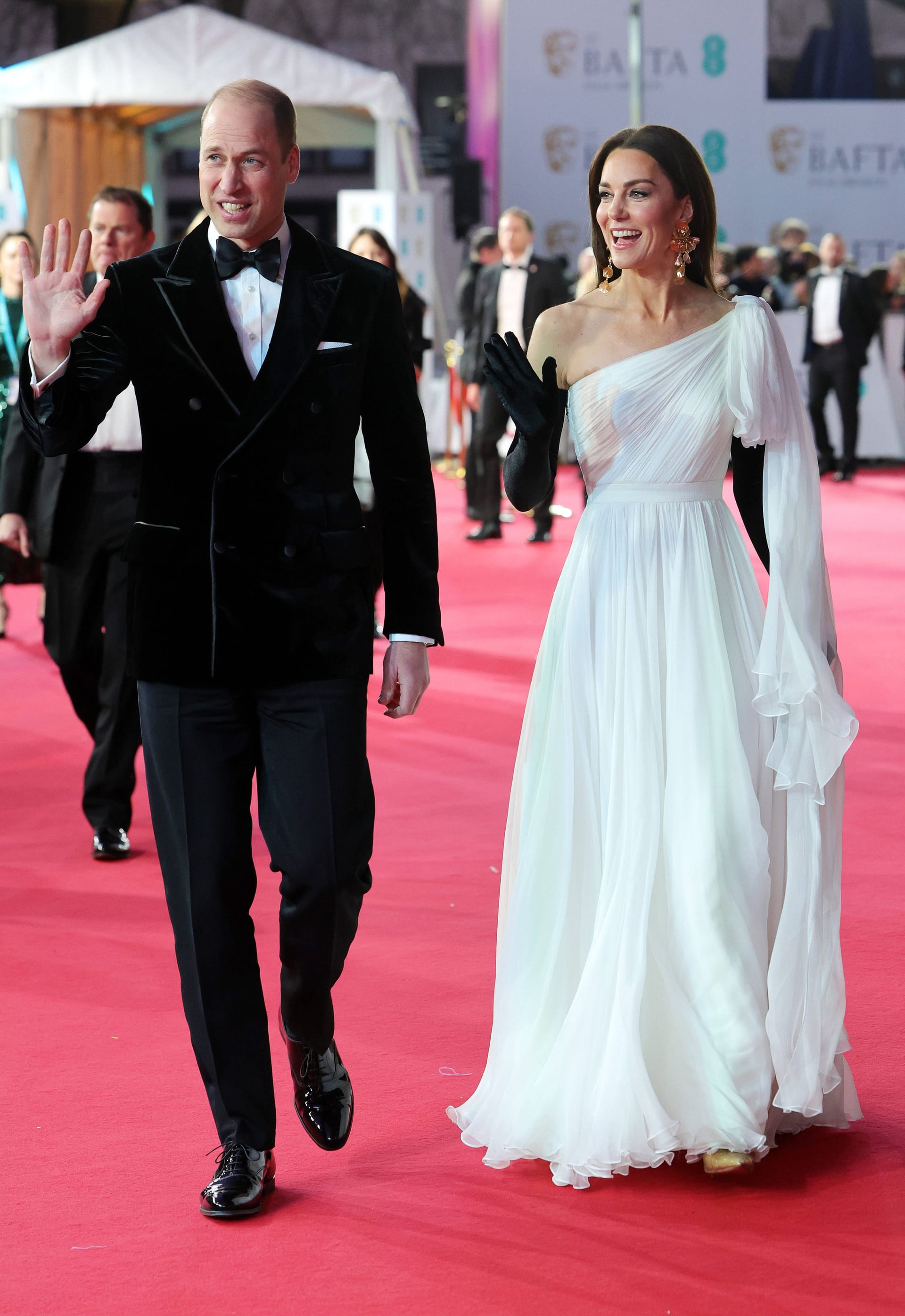 William und Kate bei den BAFTAs 2023.