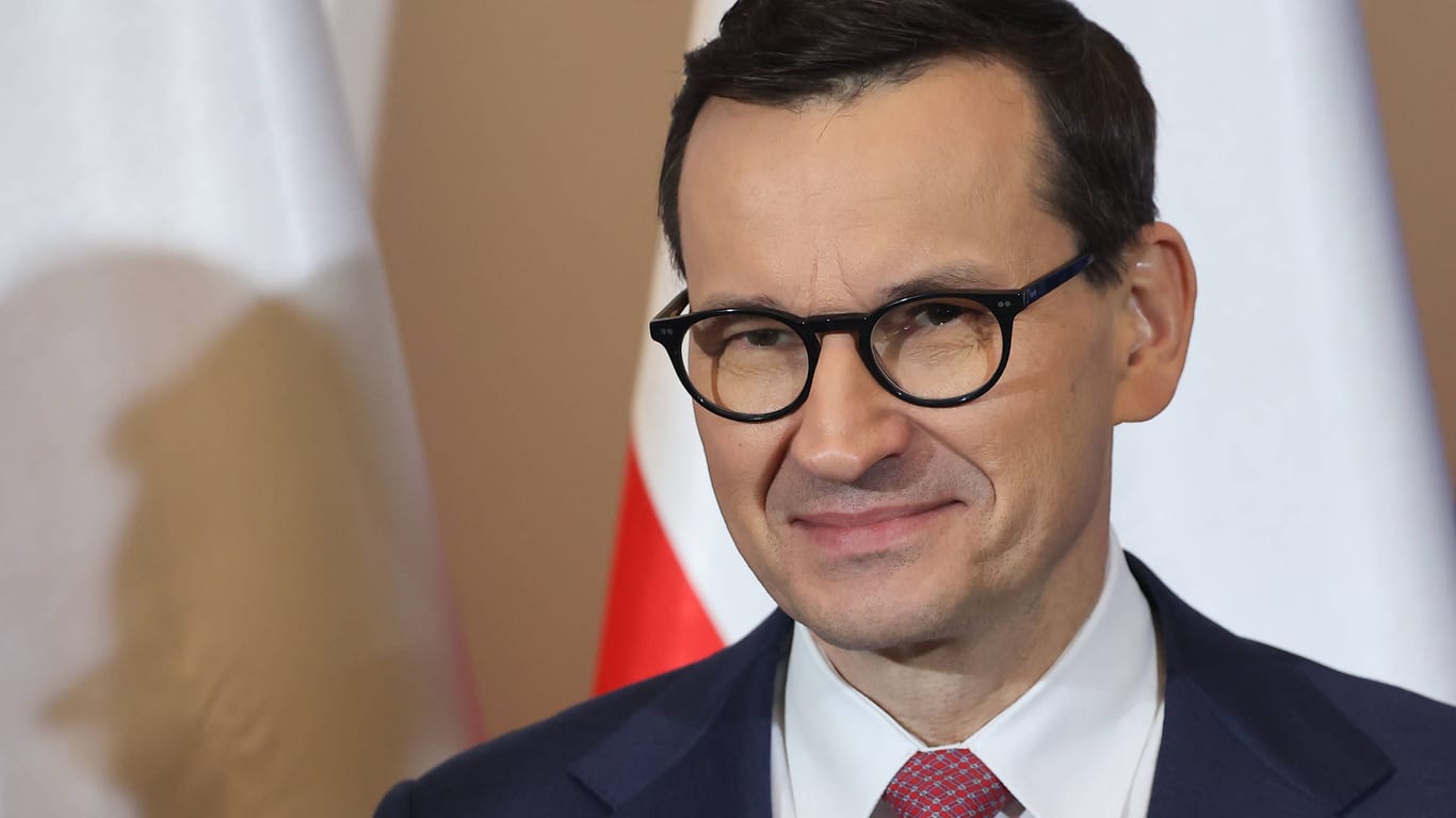 Polens Ministerpräsident Morawiecki: Warschau fordert eine Verschärfung des geplanten EU-Sanktionspakets.
