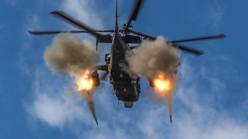 Russischer Kampfhubschrauber: Die Kreml-Streitkräfte führen einen Abnutzungskrieg.