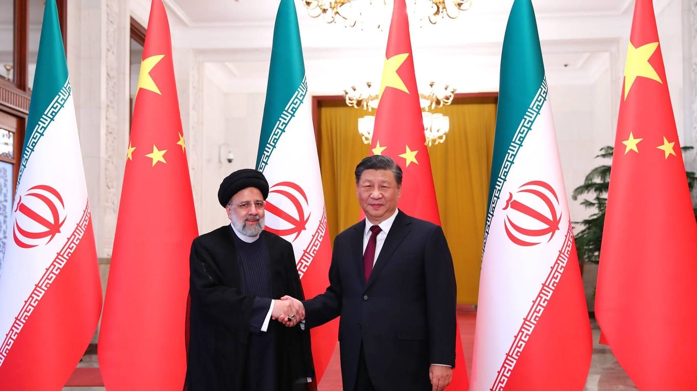 "Strategische Partner": Der chinesische Präsident Xi Jinping und sein iranischer Amtskollege Ebrahim Raisi.