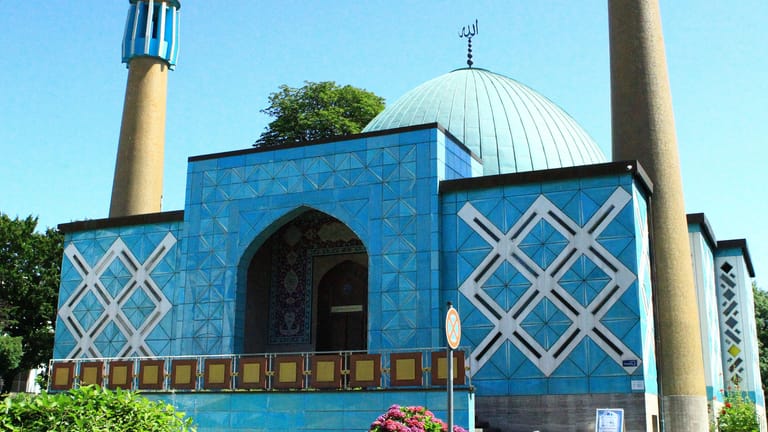 Die Blaue Moschee in Hamburg: Das Islamische Zentrum Hamburg darf nicht zur Buchmesse kommen.