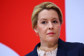 Franziska Giffey: Die Partei von Berlins Bürgermeisterin liegt nur noch knapp vor den Grünen.