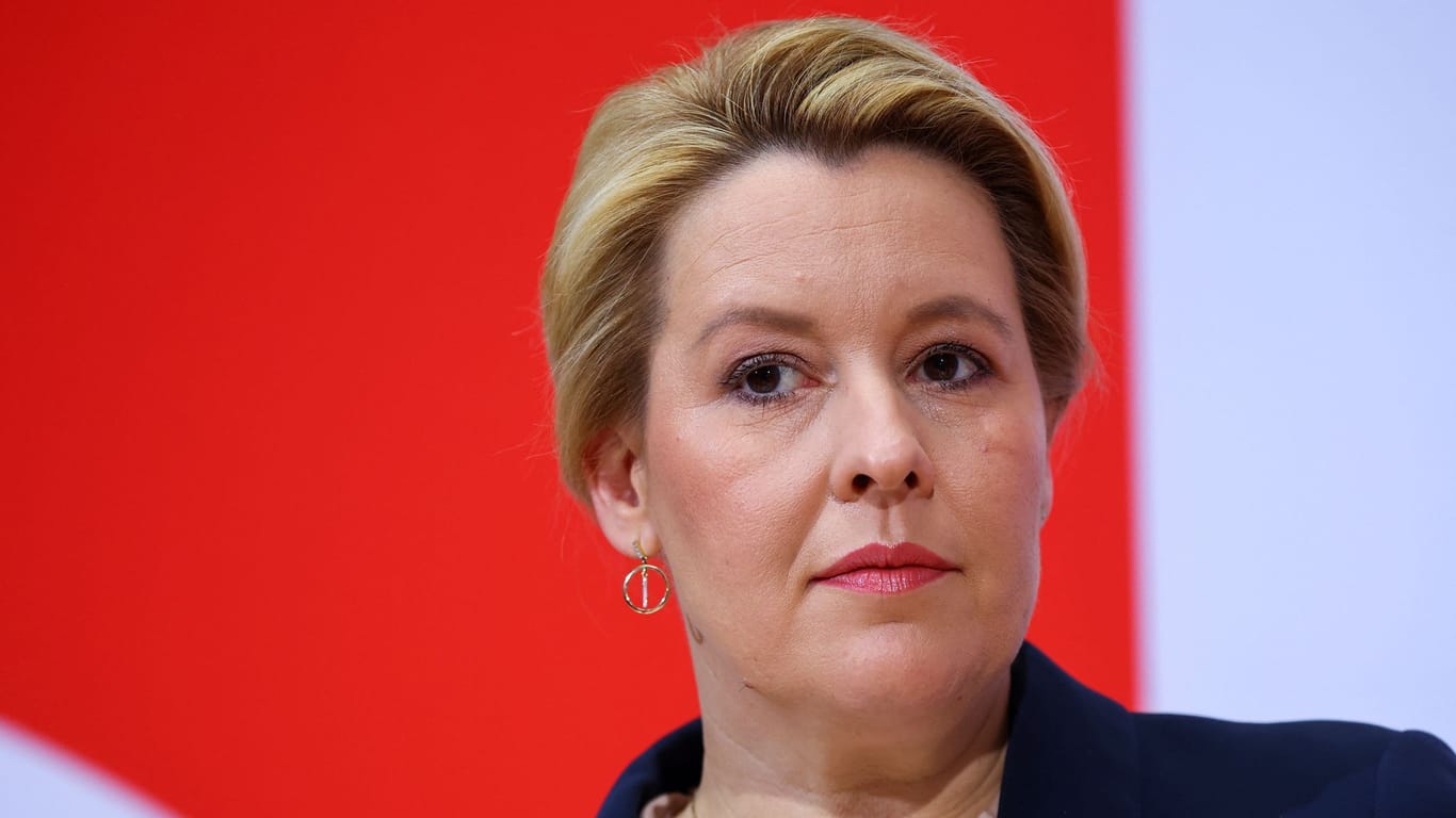 Franziska Giffey: Die Partei von Berlins Bürgermeisterin liegt nur noch knapp vor den Grünen.