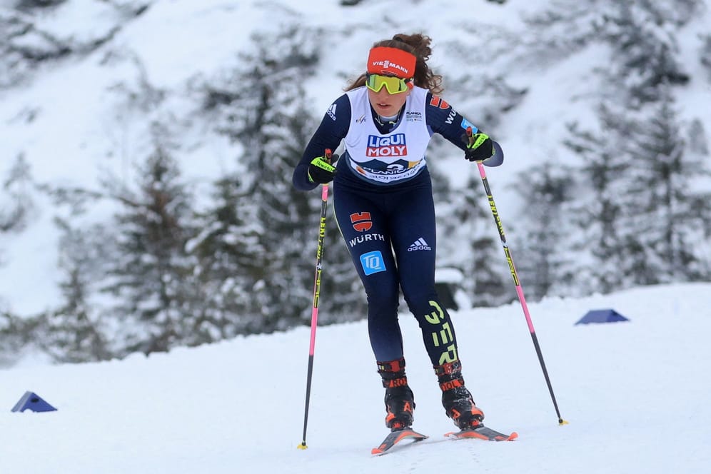 Nathalie Armbruster: Bei der Nordischen Ski-WM durfte sie die nächste Medaille feiern.
