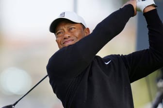 Golf: Tiger Woods während des Turniers in den kalifornischen Pacific Palisades.