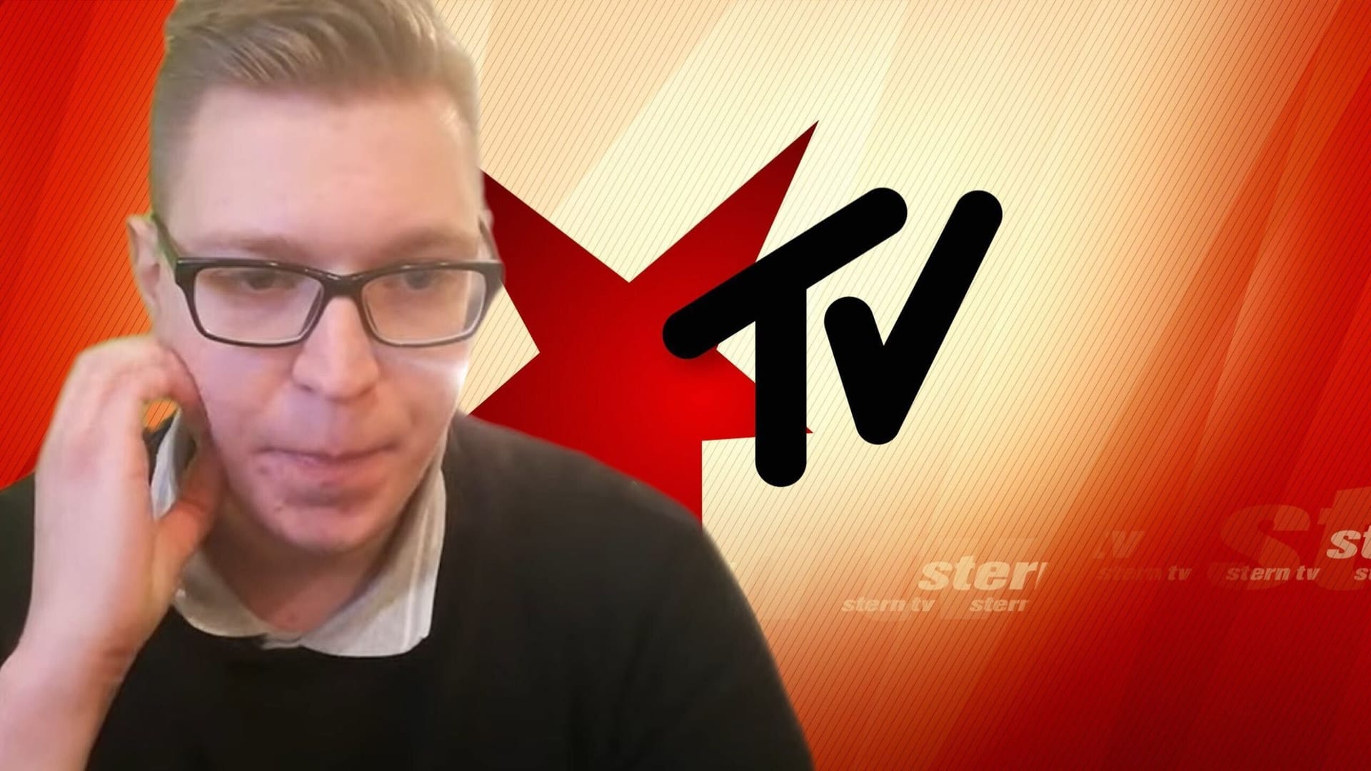 Justin Heine stürmte das "stern TV"-Studio.